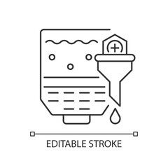 Mashing pixel perfect linear icon. Brewery production. Industrial appliance to produce beer. Thin line customizable illustration. Contour symbol. Vector isolated outline drawing. Editable stroke