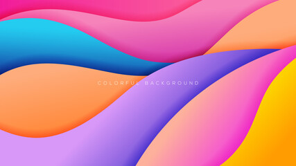 Premium colorful background with gradient color. Vector backgrond. Eps10