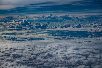 a drifting cloud from the flight in Indonesia 