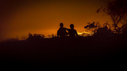 atardecer