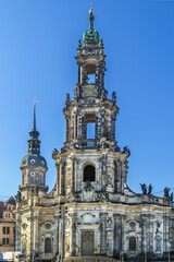 Fototapeta na wymiar Dresden Cathedral, Germany