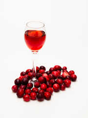 Cranberry liqueur