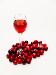 Cranberry liqueur