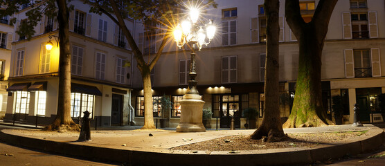 The famous place de Furstenberg is famous as one of the most charming squares in Paris .