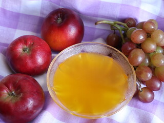 honey and grape