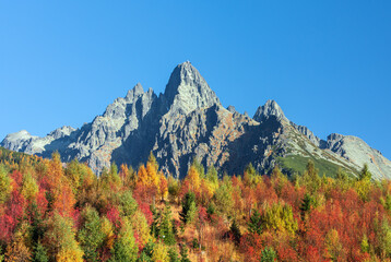 Lomnicky peak (2634 elevation) in High Tatras national park, Slovakia

