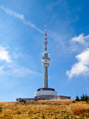Transmitter on mountain Praded, Jesnik, Czech Republic