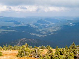 View from Praded,  Jeseník mountains, Czech Republic