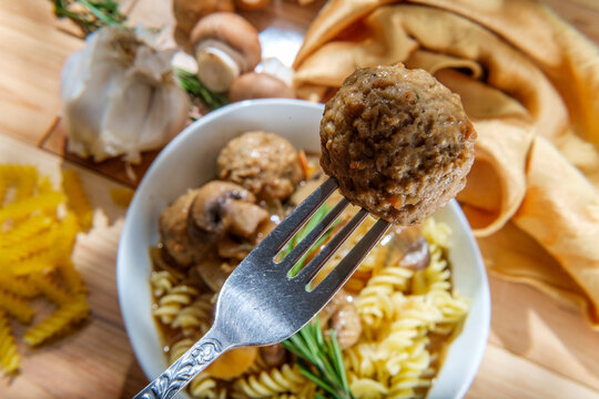 Meatball Mushroom Stroganoff