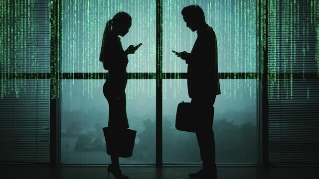 Business people Databases Are Getting Hacked By A Hacker