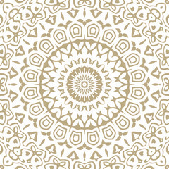 Oriental Seamless Vector Pattern - Repeating ornament for textile, wraping paper, fashion etc.