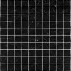 Distressed Grid on Black Textured Paper Background
