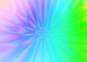 Light Multicolor, Rainbow vector abstract template. Creative illustration in halftone style with gradient. The template for backgrounds of cell phones.