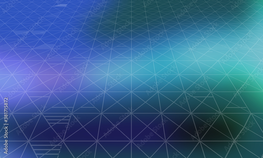 Poster blue abstract background with grid lines composition. for all types of design work.