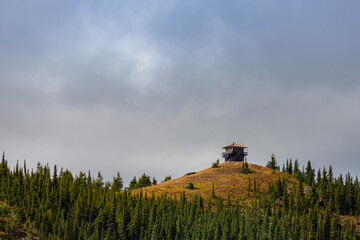 Huckleberry Lookout Tower , Glacier National Park, Montana