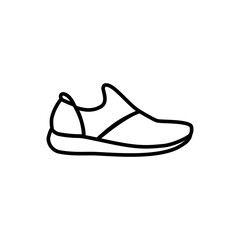Running shoes icon vector collection