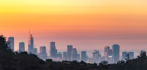 Los Angeles skyline at dusk © John