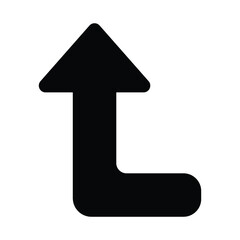 up arrow sign icon vector design