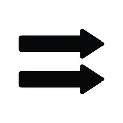 right arrow sign icon vector