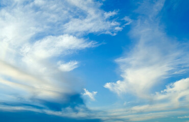 Naklejka na ściany i meble Beautiful Cloudscape background image