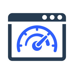 Web page speed icon