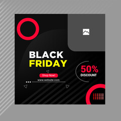 Black Friday social banner design