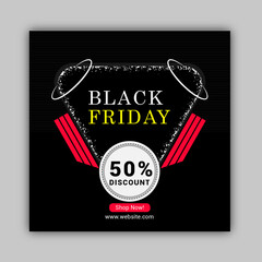 Black Friday social banner design