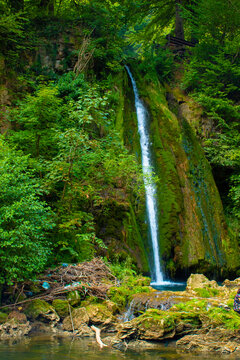 waterfall in the forest © Ioan