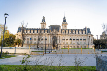 Fototapeta premium Building of the Argentine Customs. Historic construction located in the downtown of Buenos Aires.