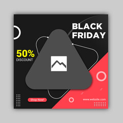 Black Friday social banner design