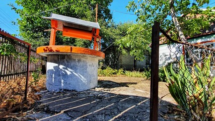 rusty fence