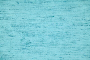 natural plywood background painted blue solid color with brush strokes, new and clean