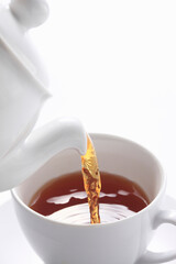 ティーポットと紅茶