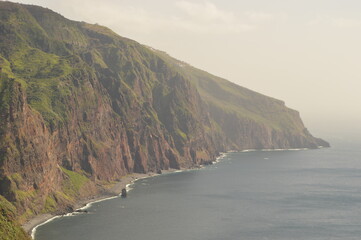 Hiking along the coast, by the waterfalls and in the green levadas of Madeira Island in Portugal
