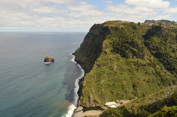 Hiking along the coast, in the mountains and along the levadas of Madeira Island in Portugal