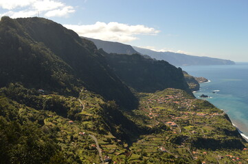 Hiking along the coast, in the mountains and along the levadas of Madeira Island in Portugal