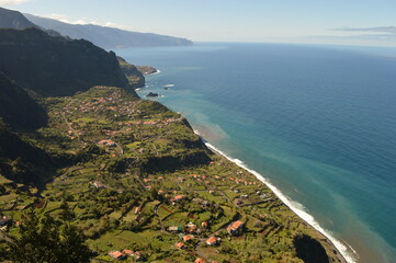 Hiking along the coast, in the mountains and along the levadas of Madeira Island in Portugal