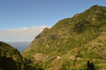 Hiking along the coast, in the mountains and along the levadas of Madeira Island in Portugal