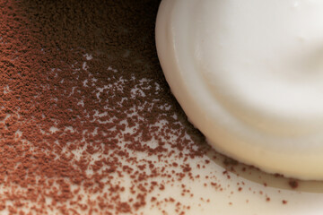 クリームとチョコ