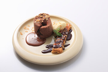 チョコレートのロールケーキ