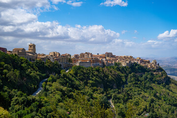 Fototapeta na wymiar Enna (Sicily, Italy) - A view of the ancient centre of Enna, the allest town in italy