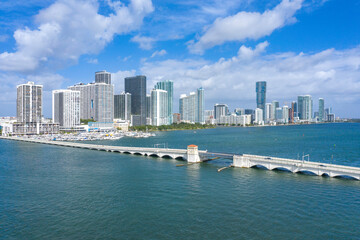 Downtown Causeways Downtown Miami Ocean