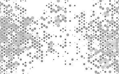 Light Silver, Gray vector template with spots. Illustration with set of shining colorful abstract circles. Pattern for ads, leaflets.