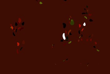 Light Green, Red vector texture with random forms.