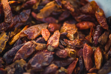 ground hot cayenne in a bowl