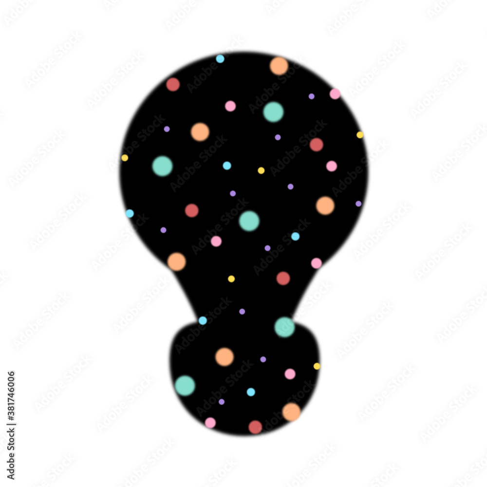 Poster lamp bulb low poly design with connecting dots, stars. internet technology icon triangle polygonal n