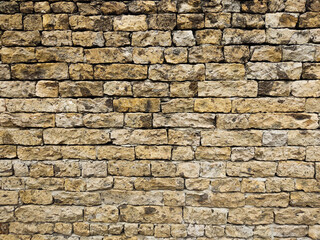old wall texture with stone bricks