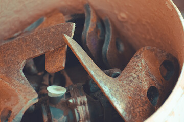 rusty tools