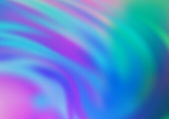 Light Multicolor, Rainbow vector blur pattern. Modern geometrical abstract illustration with gradient. The elegant pattern for brand book.