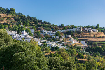 Fototapeta na wymiar Town of the Granada Alpujarra, Busquistar.